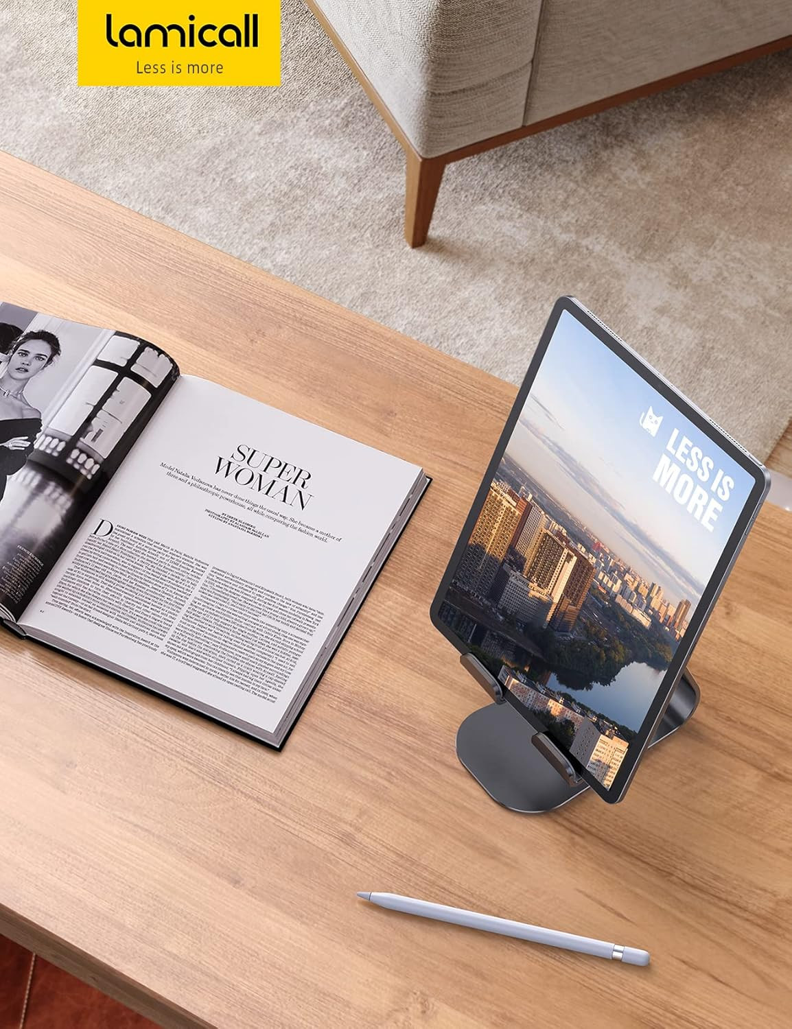 Tablet Stand Adjustable, Tablet Stand : Desktop Stands Holder Dock Compatible wi