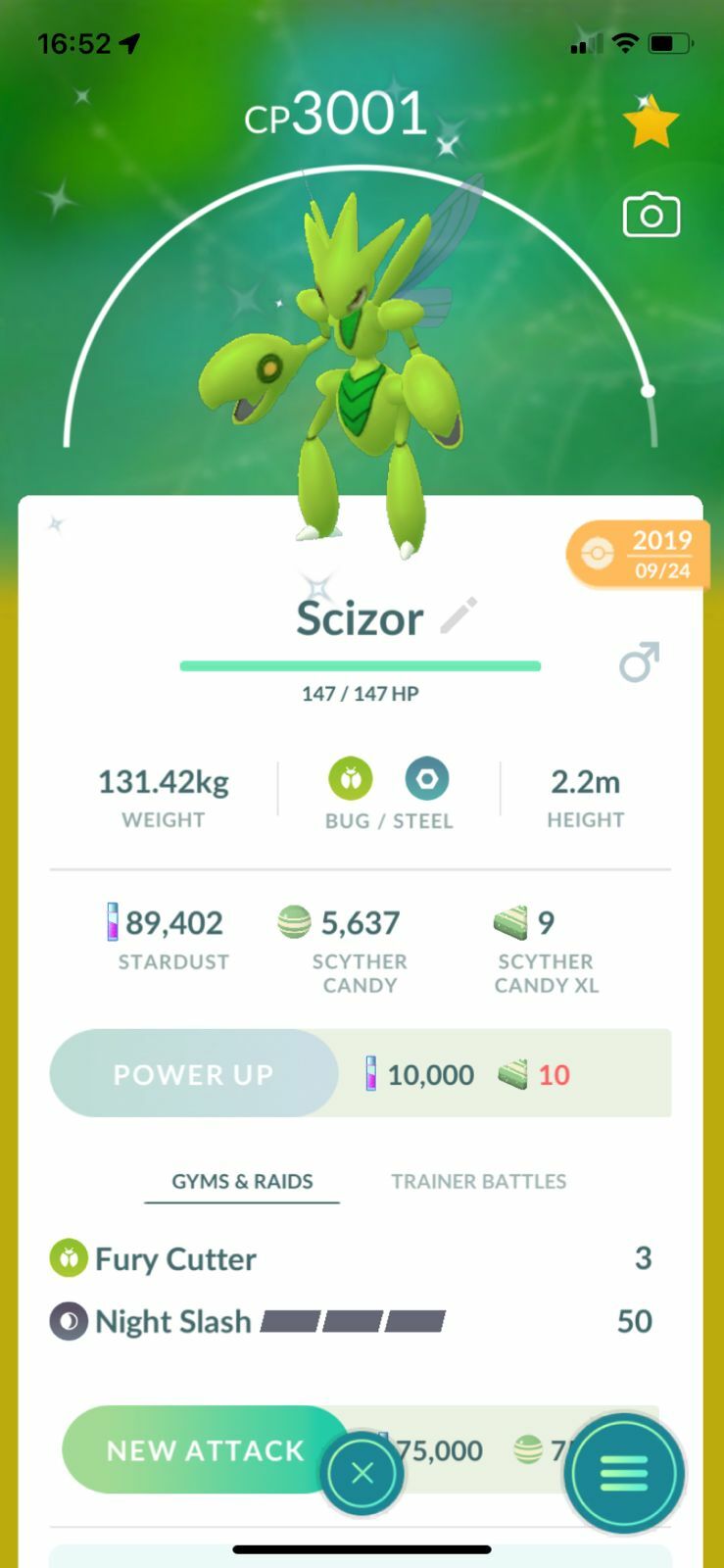 SHINY ✨ SCIZOR!!! ✨ - PKMN GO!!! - NOT REGISTERED!