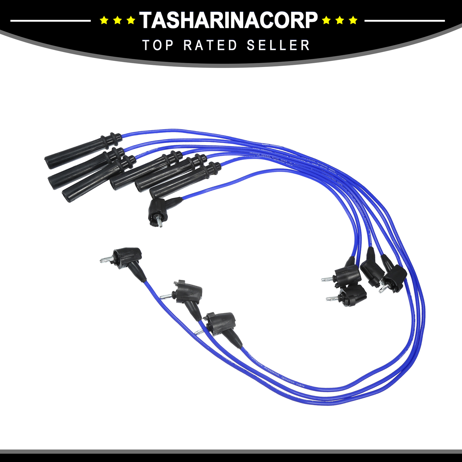 Piece of 7 Car Spark Plug Ignition Coil Cable fit for Toyota 4Runner 1993-1995