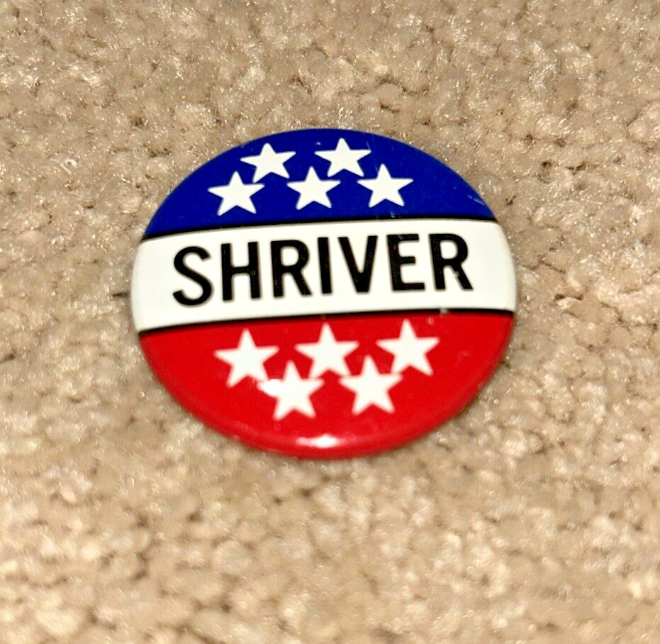 2 - 1976 SARGENT SHRIVER FOR PRESIDENT Buttons SARGE FOR V.P.