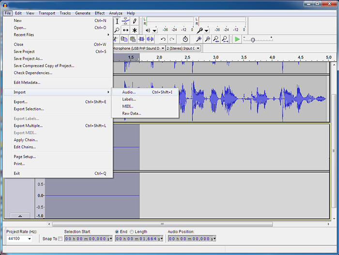 Audacity-Pro Audio-Music Studio Editing-Recording Software Program-Windows-Flash