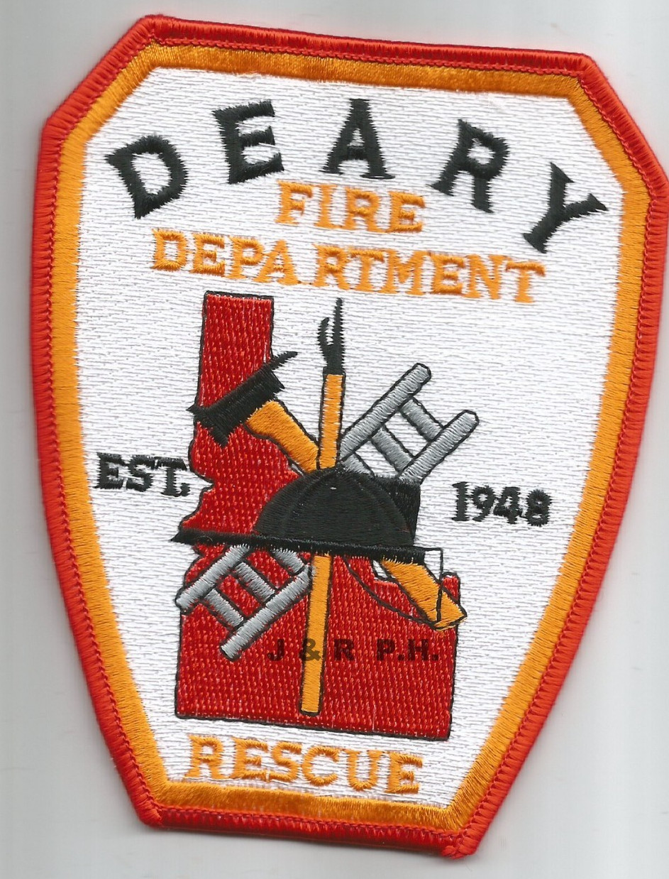 Deary Fire - Rescue  "Est. 1948", Idaho  (4" x 5" size)  fire patch