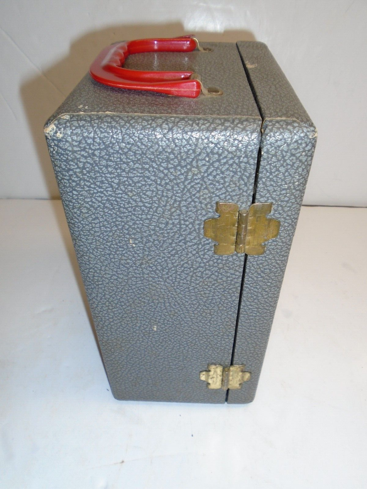 Vintage "GILBERT" MICROSCOPE CASE+SCOPE+(14) SLIDES+1963 "SKIL CRAFT" MANUAL