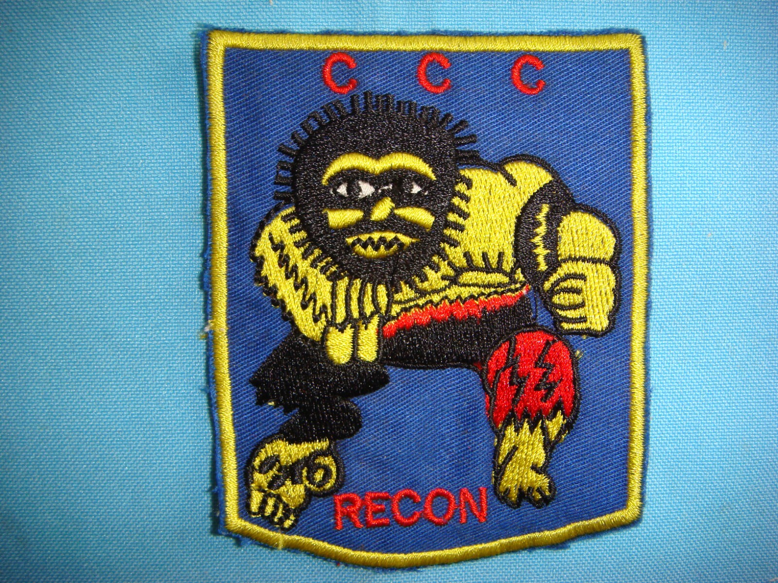 VIETNAM WAR PATCH , US 5th SF Grp MACV-SOG CCC RECON TEAM  " THE HULK "