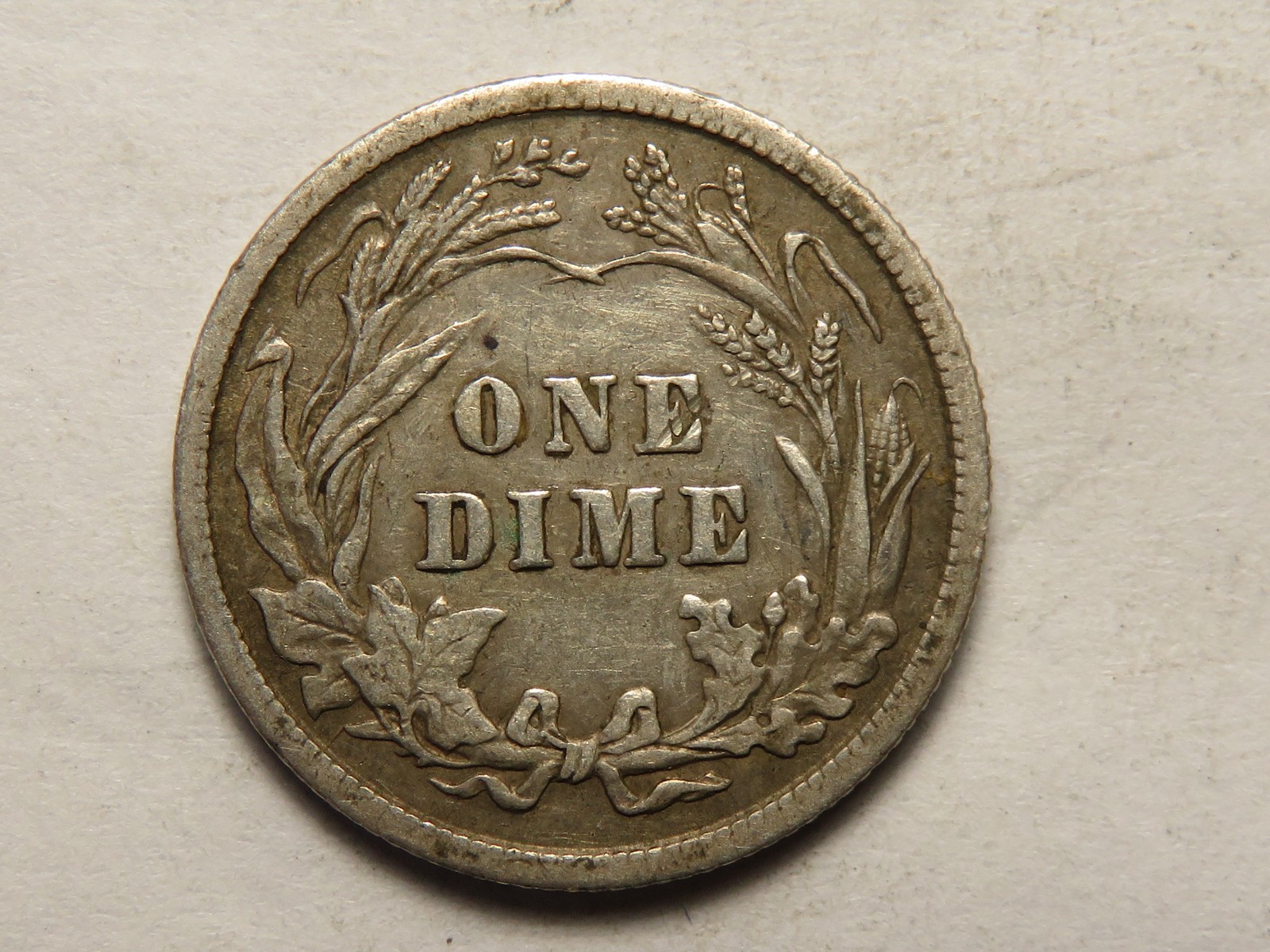 1906-P Barber Dime, XF, Lightly Cleaned