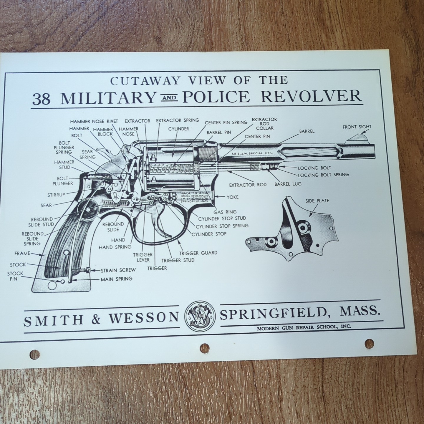 Vintage Modern Gun Repair School Course Lesson 15 Smith Wesson 38 Revolver