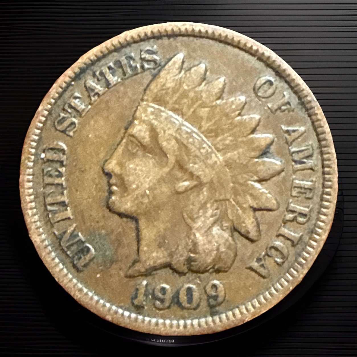 1909 Indian Head Cent ** NICE BROWN * FULL LIBERTY * FAST SHIPPING #2724
