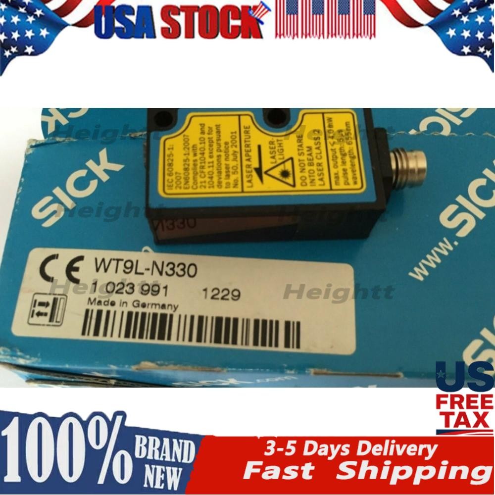 NEW SICK WT9L-N330 PLC PHOTOELECTRIC PROXIMITY SWITCH, NPN M8 60MM FOCUS