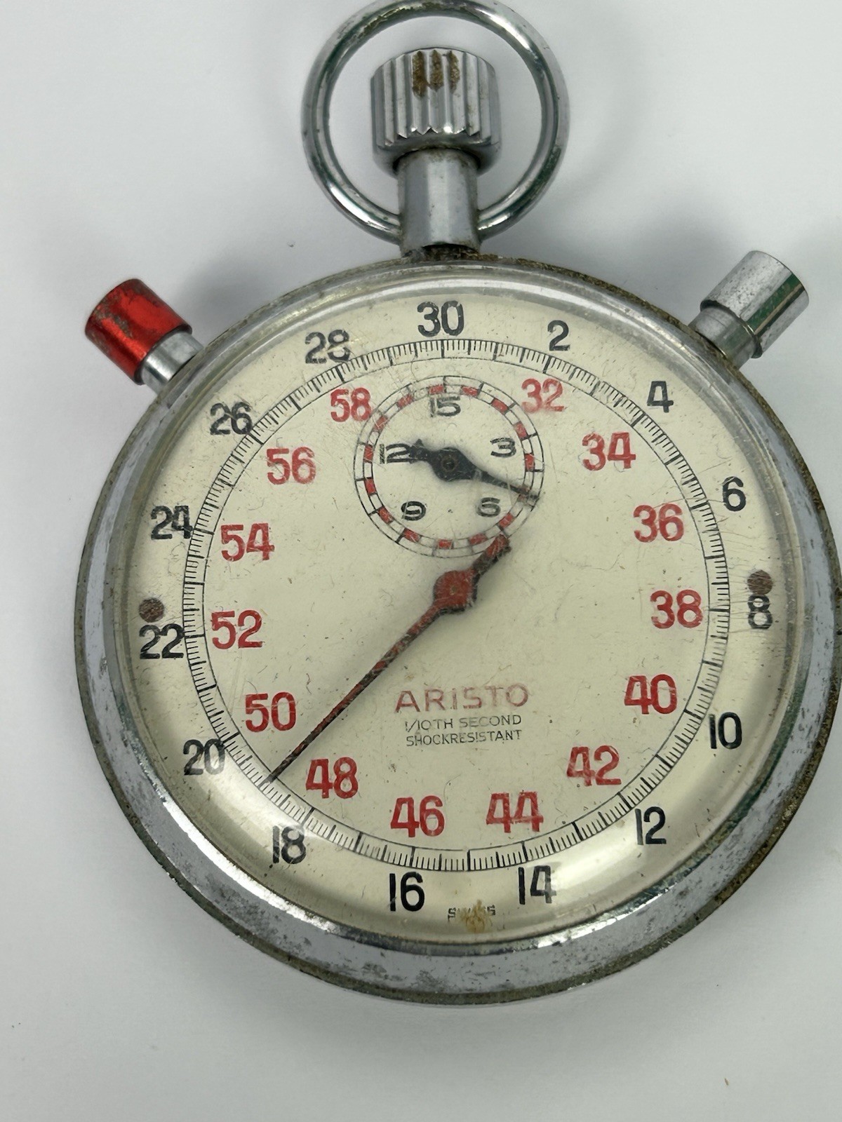 Vintage Aristo Swiss Stopwatch 1/10 Second Mechanical Timer – Works Great