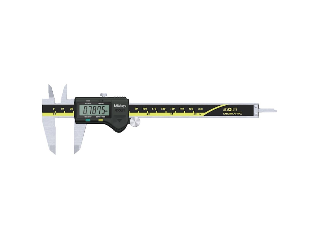 Mitutoyo 500-196-32 Caliper, Digital, Inch/Metric, 0-6'/150mm, .0005'/0.01mm,
