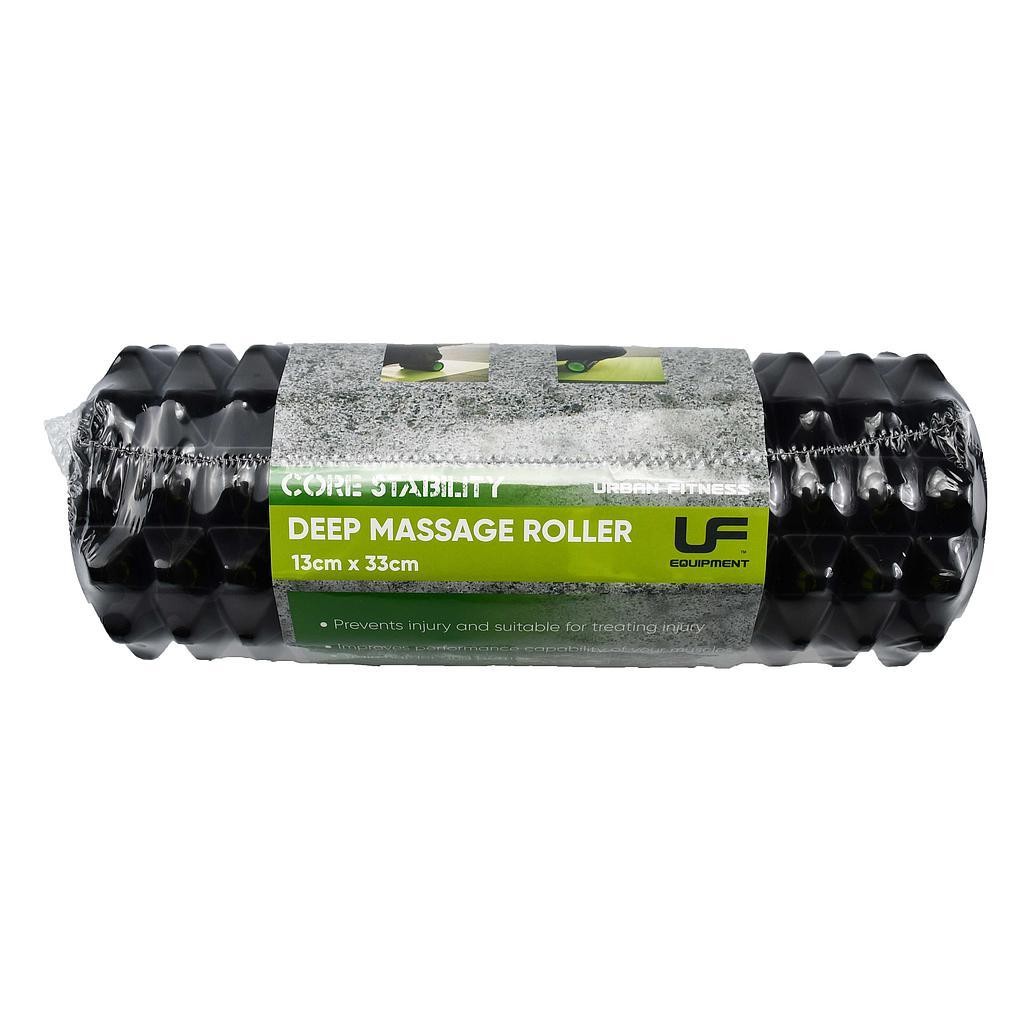 Urban Fitness Deep Massage Roller 130 x 330mm Black/Green 130 x 330mm Black/Gree