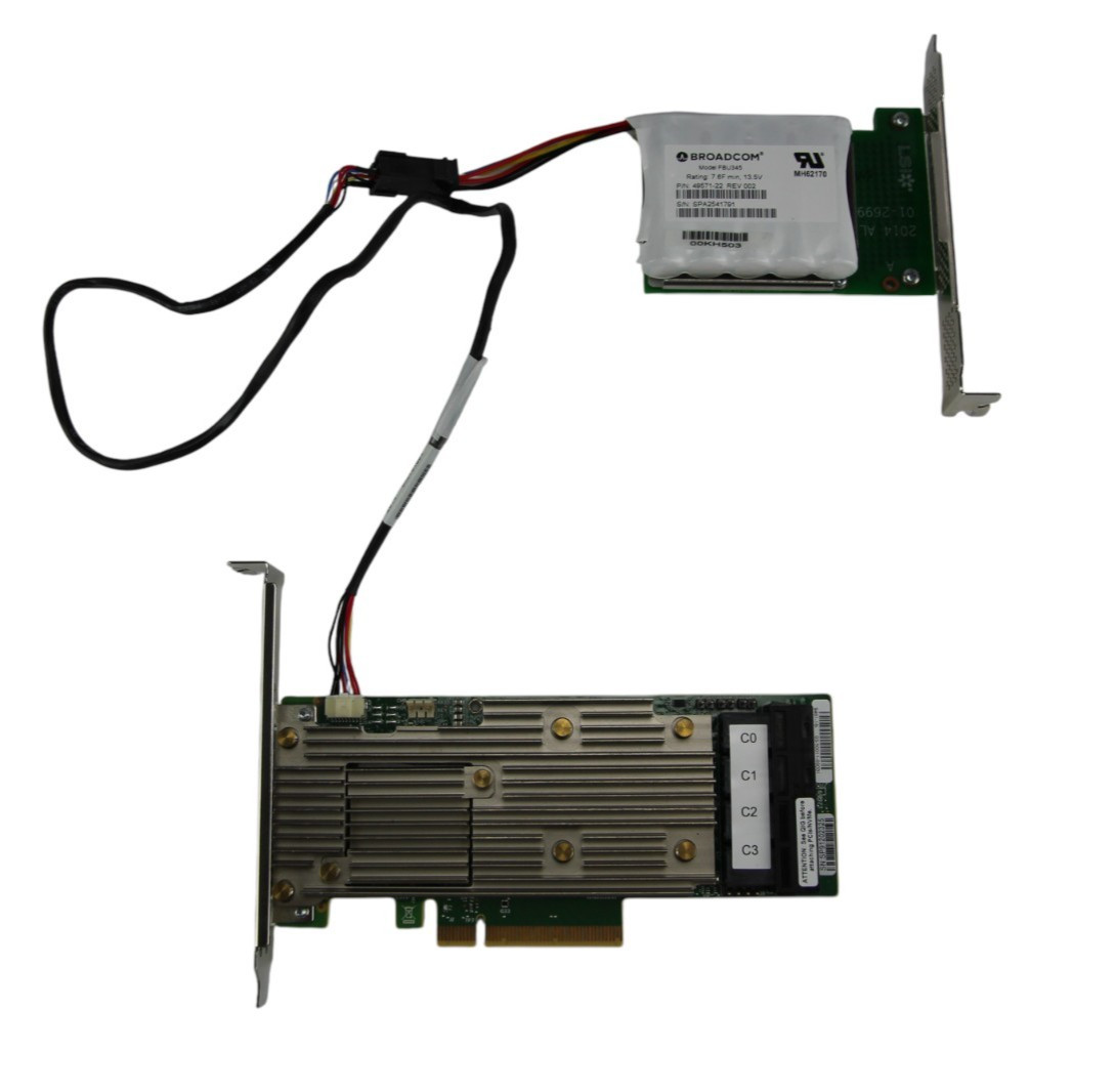 Broadcom MegaRAID 9461-16i SAS/SATA/NVME Tri-Mode PCIe RAID Controller