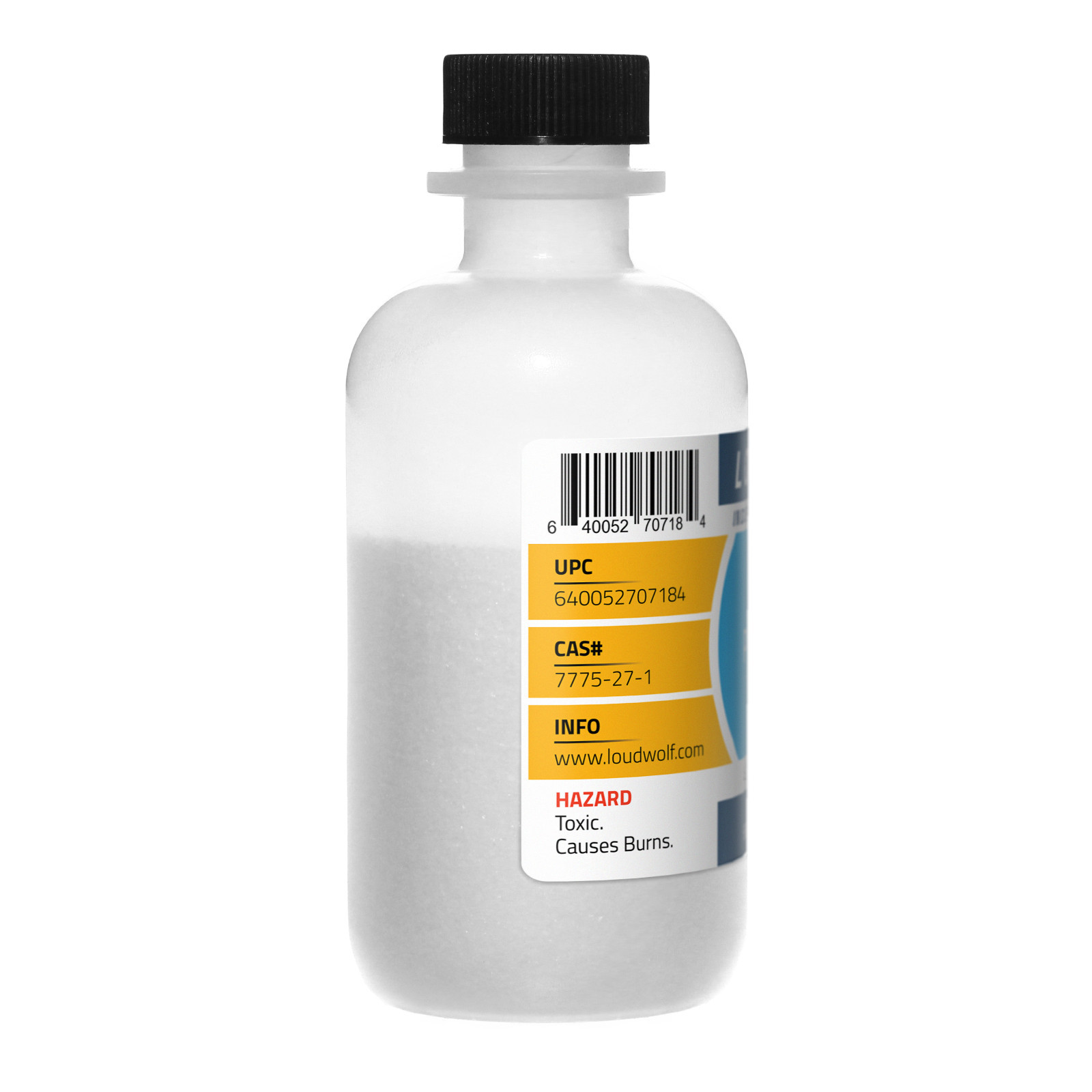 Sodium Persulfate, 4oz, Reagent Grade 98% Pure, Sturdy Bottle SHIPS SAME DAY