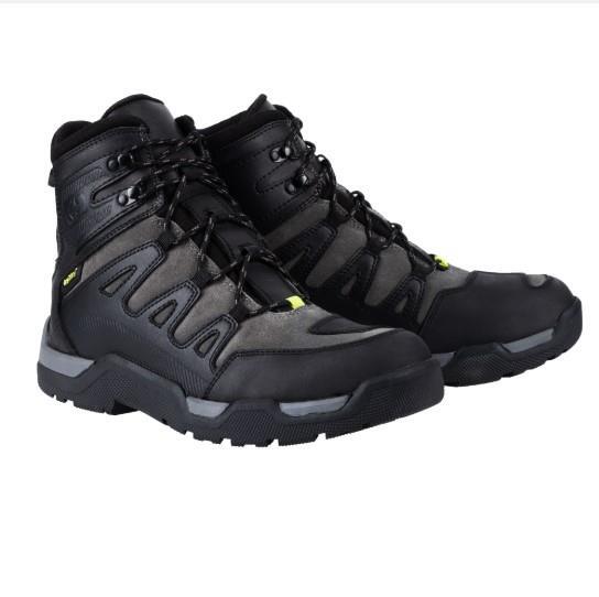 Oxford Canyon Dry2Dry Men's Waterproof Black/ Grey Motorcycle Boots UK 9 (EU 43)