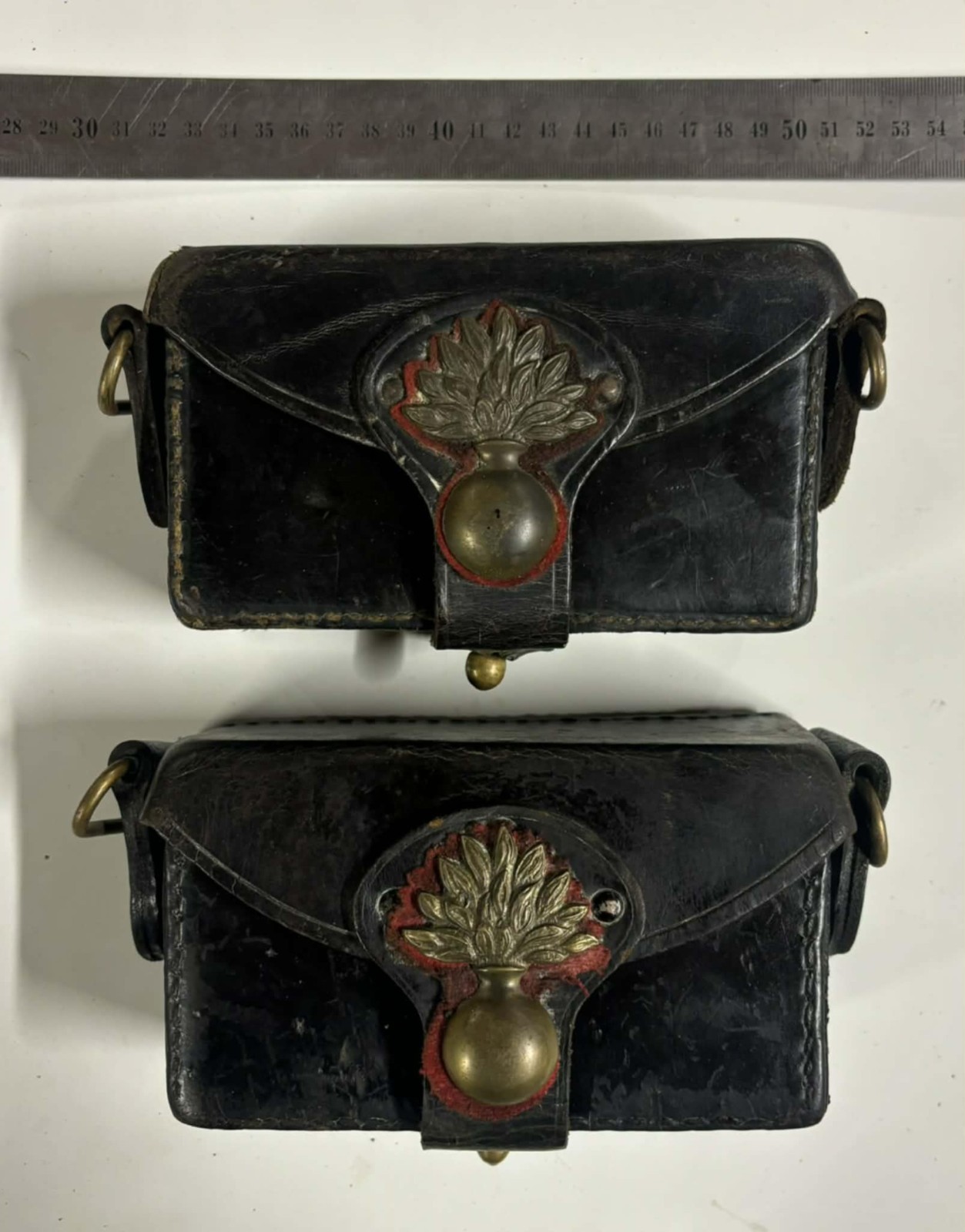 WW2 ITALIAN ''CARABINIERI'' AMMO POUCHES