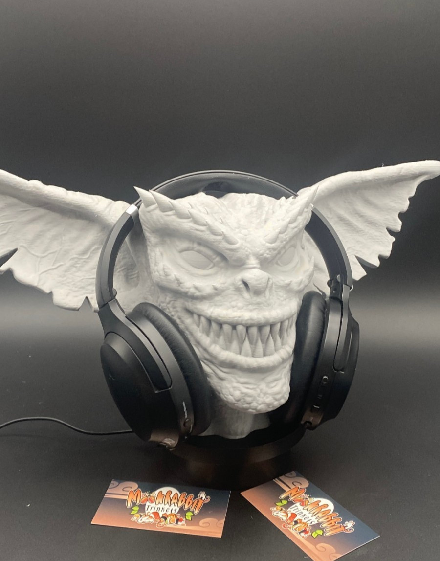 Gremlin Horror Headphone Stand - Headset Holder - Gift for Him - Gift for Dad