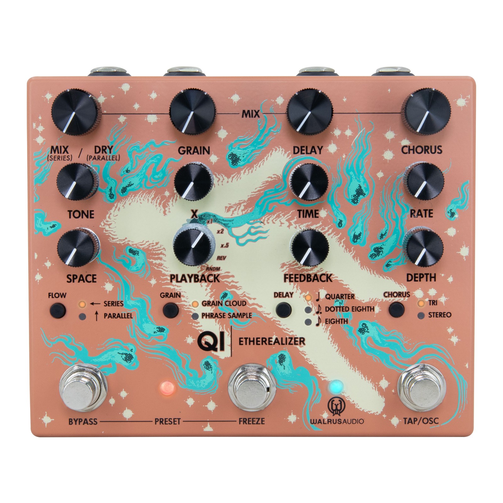 Walrus Qi Etherealizer Stereo Multi-effects - Terracotta