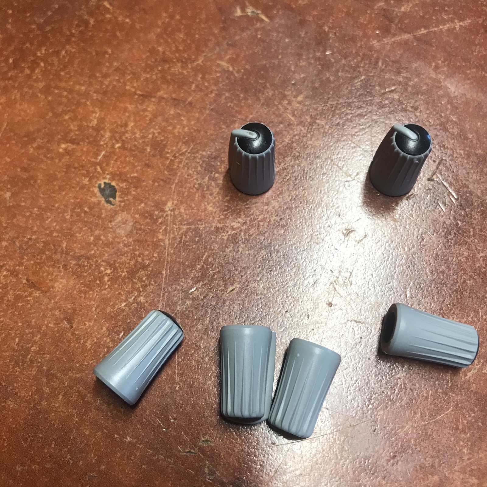6x Genuine OEM Grey/Black Knob For Mackie Mixer from CFX20MKll Mixing Board