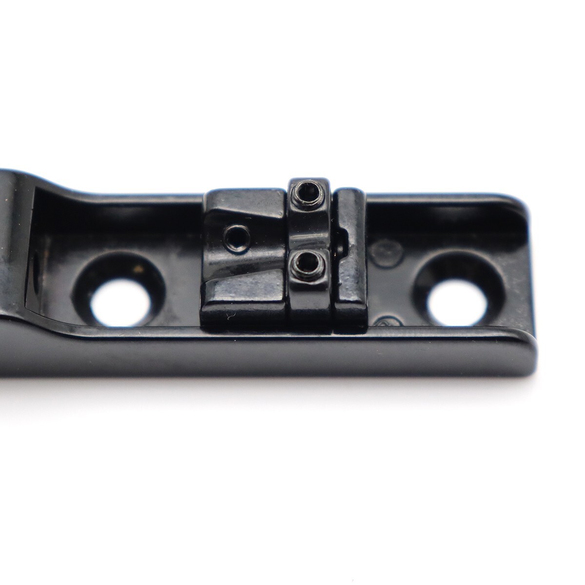 4 String Single String Bass Bridge Headless Individual Bridges and Nuts Black