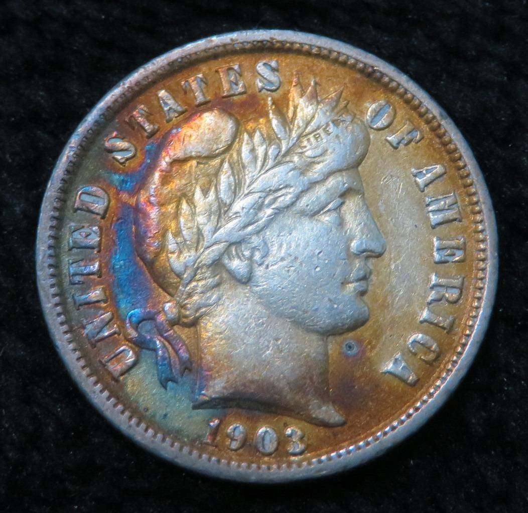 1903 Barber Dime * Better Grade * Beautiful Tone * 5632
