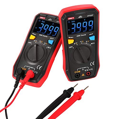 Residential Multimeter Kit Digital Voltmeter Ohm Meter 4000 Counts Auto UT123T