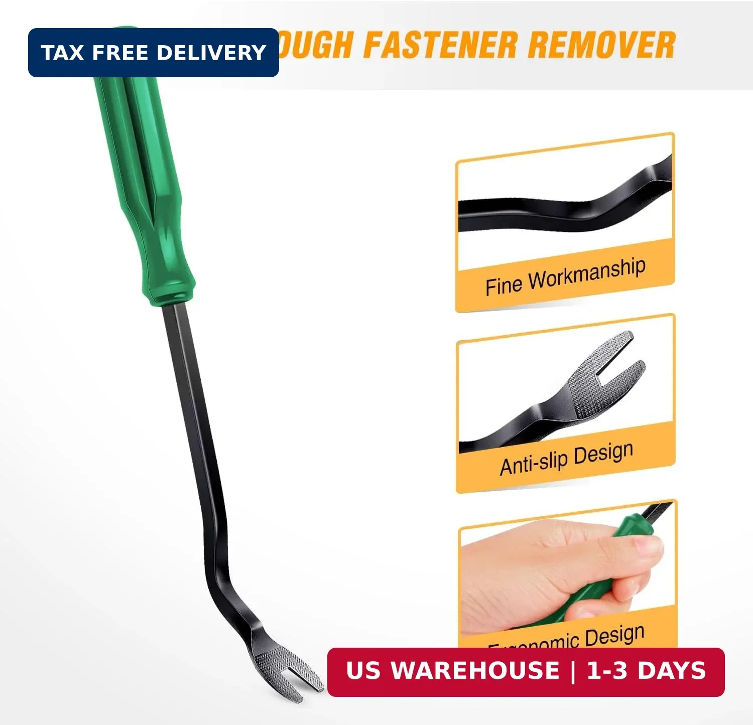 5PCS Auto Trim Removal Tool Kit No Scratch Car Dash Panel Fastener Remover