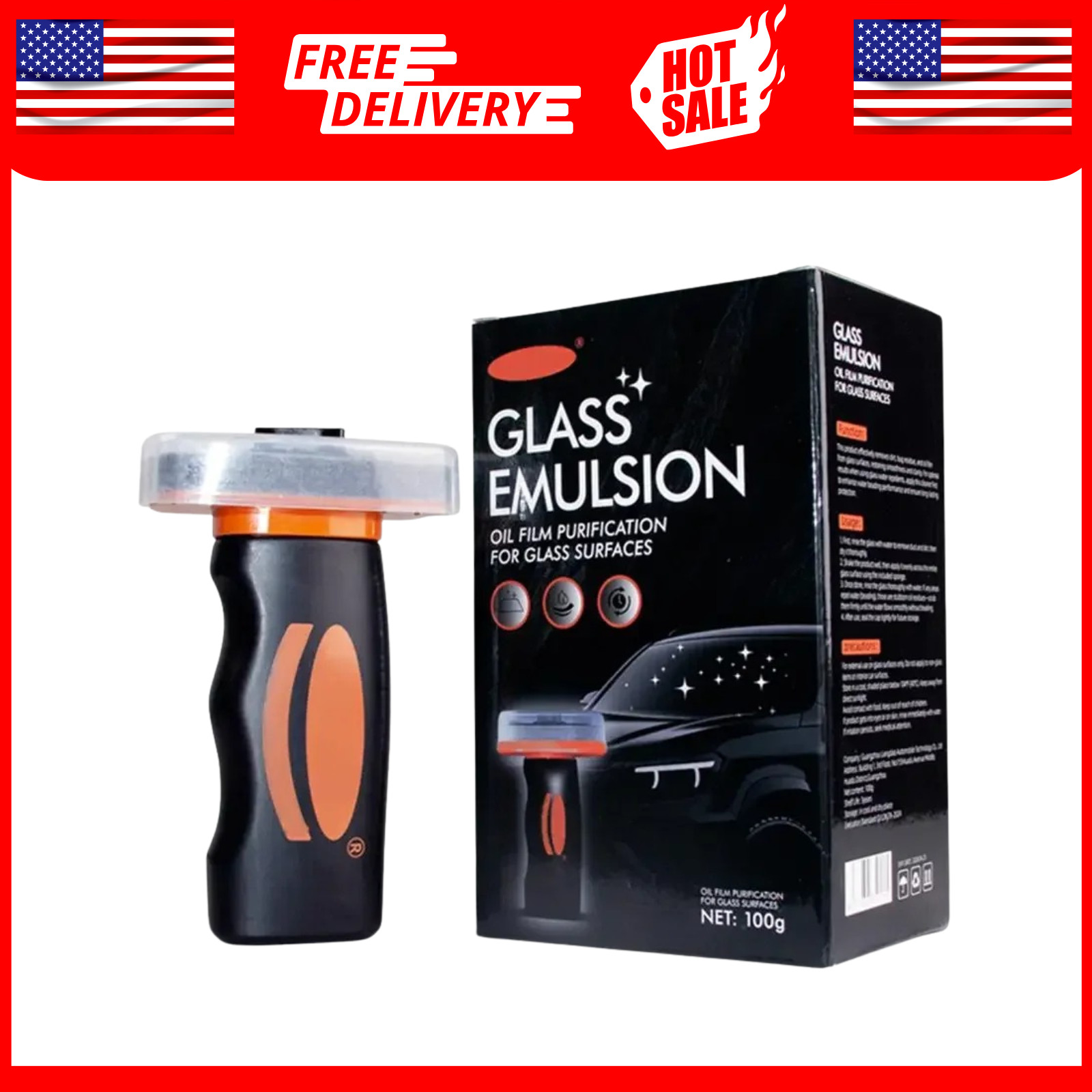 New Q4 Glass Guard & Emulsion Cleaner  Oil Film Remover Lotion for Glass Surface