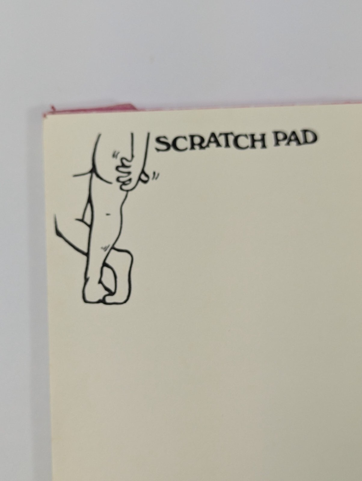 Vtg 1970s-80s Scratch Pad Novelty Paper Note Pad Kitsch White Elephant