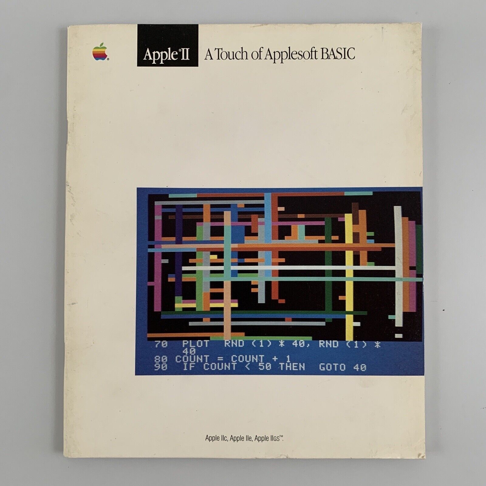 Apple II A touch of AppleSoft BASIC Tutorial Manual VTG 1986 #5