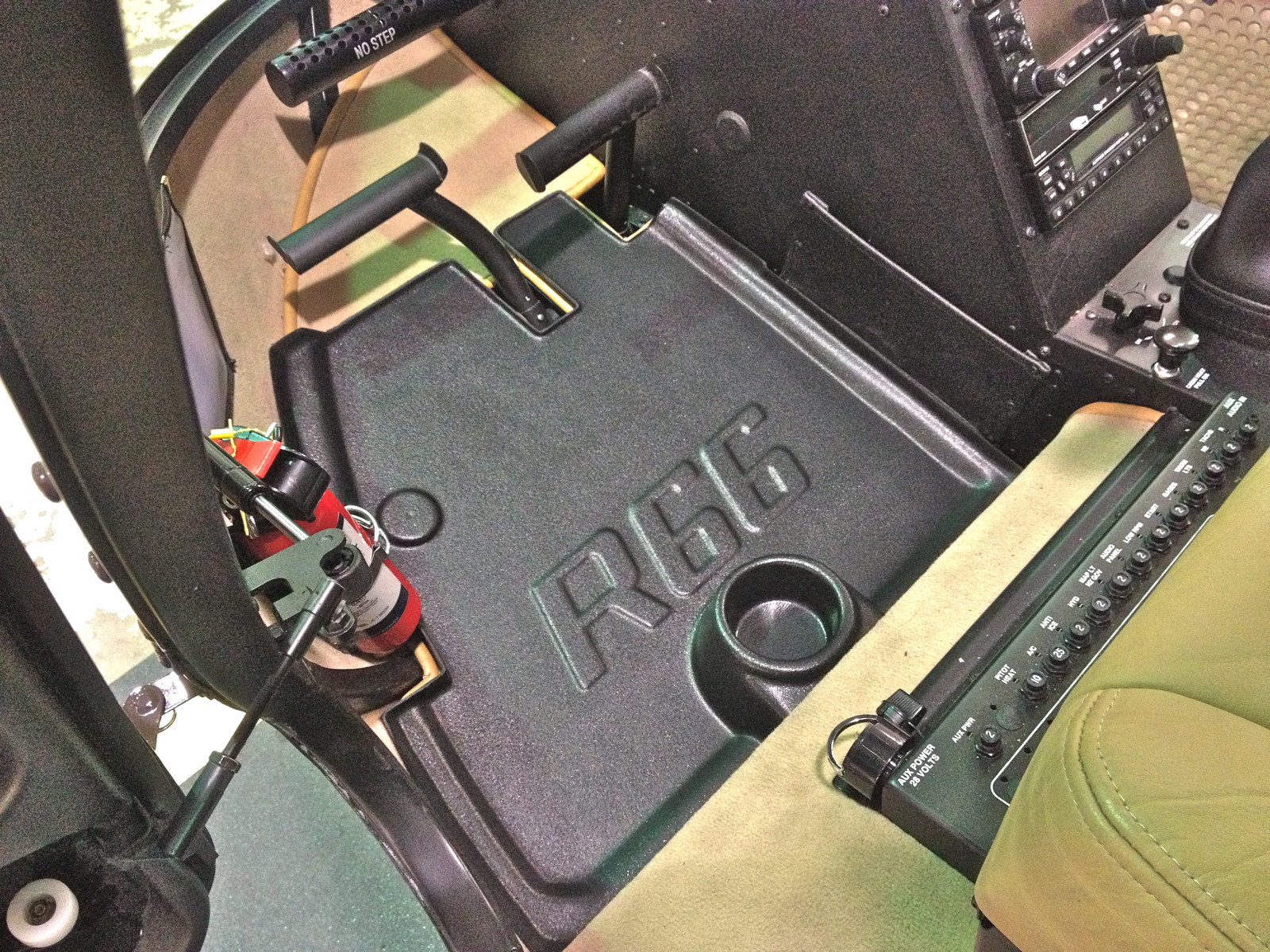 NEW Robinson R66 Helicopter floor mats trays pans part with cup holders set of 4