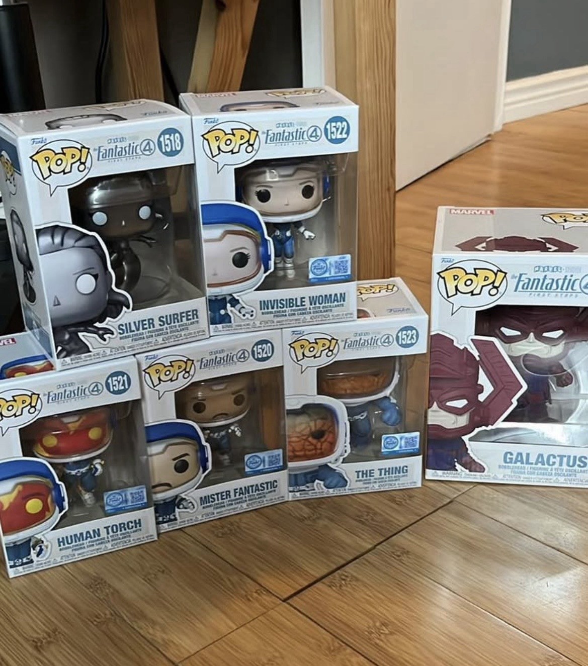 Funko Pop! Marvel Fantastic Four 6-Pack Vinyl Boxed Silver Surfer + More
