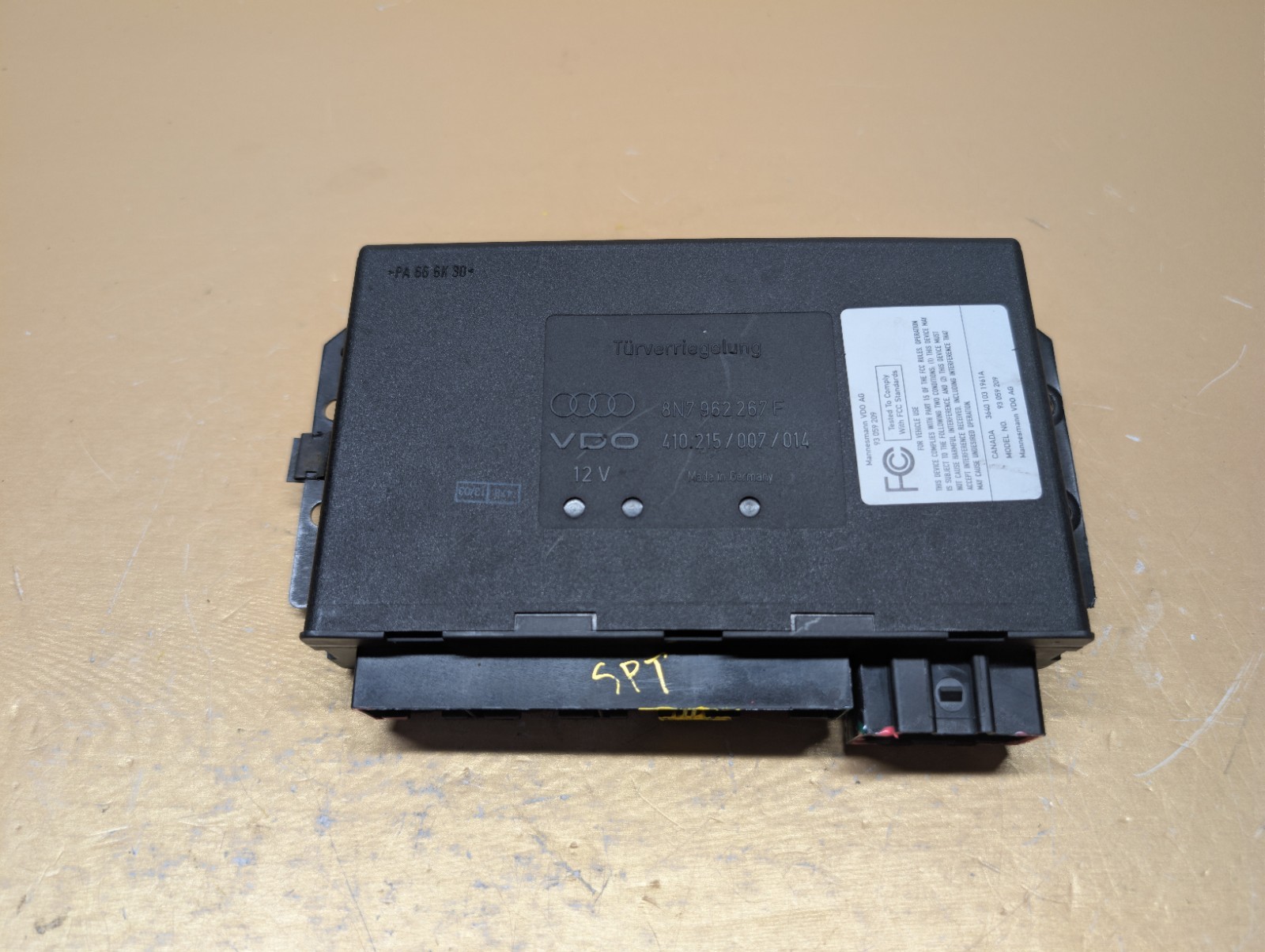 2000-2006 AUDI TT CONVERTIBLE BODY COMFORT MODULE CCM BCM 8N7962267F (OEM) #P8