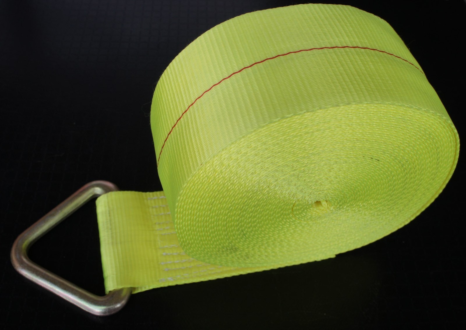 2 Pack 4" X 50' Winch Straps D V Ring Flatbed Truck Trailer Tie Down Hay Strap