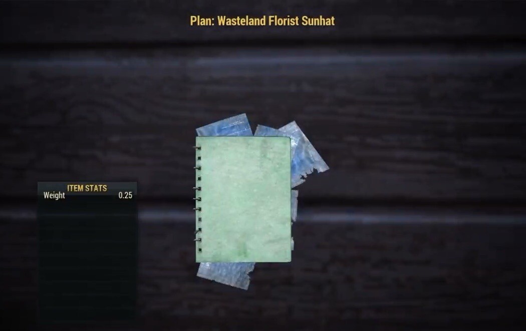 (Xbox) Wasteland Florist Sunhat and Apron Plans