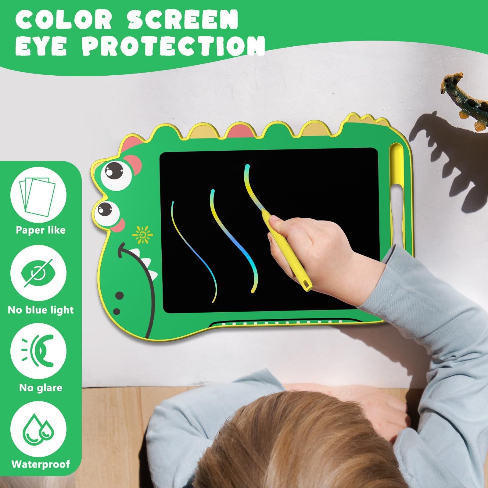 BKM LCD Writing Tablet 8.5 inch with Screen Lock & Erase Button