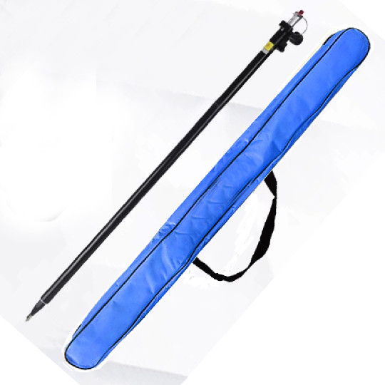 TELESCOPIC GPS GNSS POLE 2.2M RTK ROD CARBON FIBRE SURVEYING With bracket holes