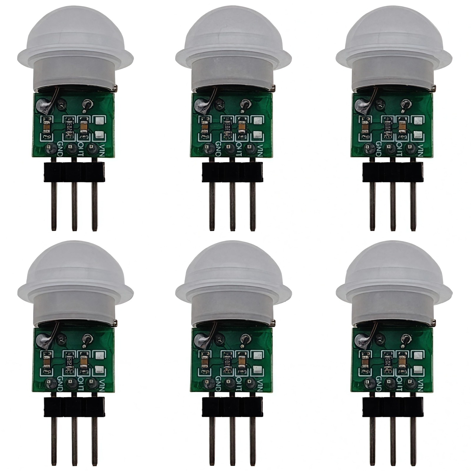 Yuuhseel 6PCS AM312 Mini PIR HC-SR312 Module Infrared IR Human Body Motion Se...