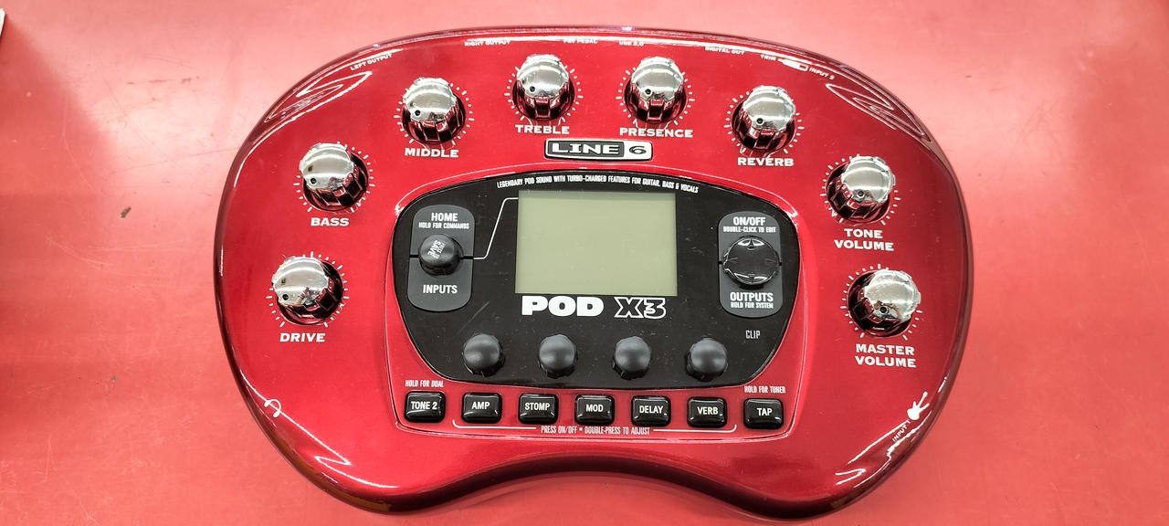 LINE6 Multi-Effect Pedal POD X3