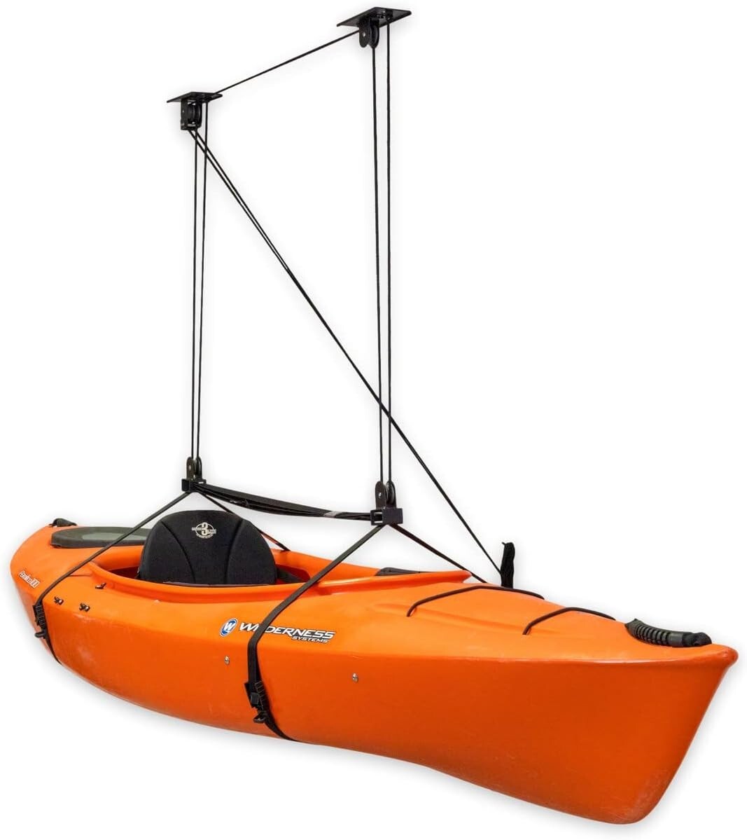 Kayak And Canoe Ceiling Pulley System Garage Mount Storage Hoist Heavy Duty