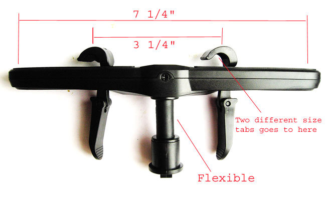 PH-PAD+PB-HRM: Headrest Mount for iPad, Tablet, Galaxy Tab