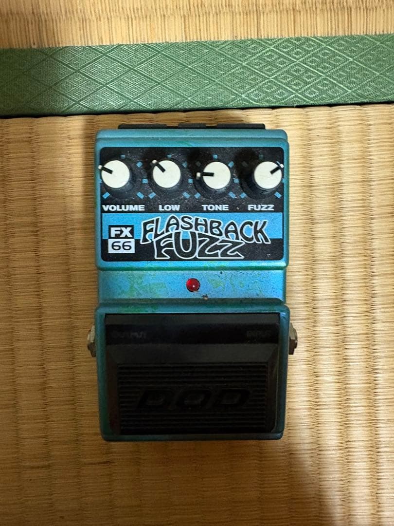 DOD FX66 Flashback Fuzz Guitar Pedal Volume low Tone Fuzz used