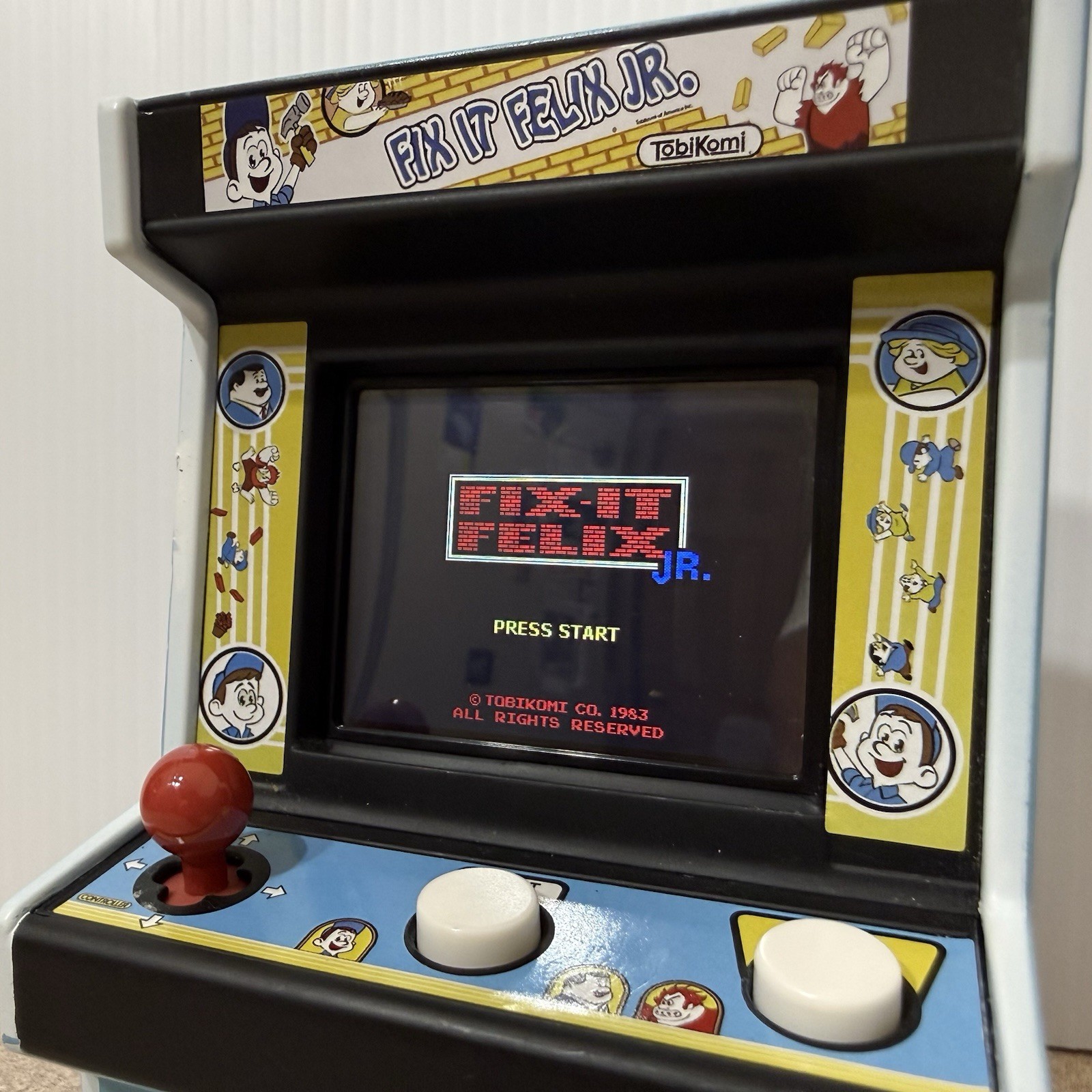 Disney Fix It Felix Jr. Mini Arcade Game Basic Fun Tested!