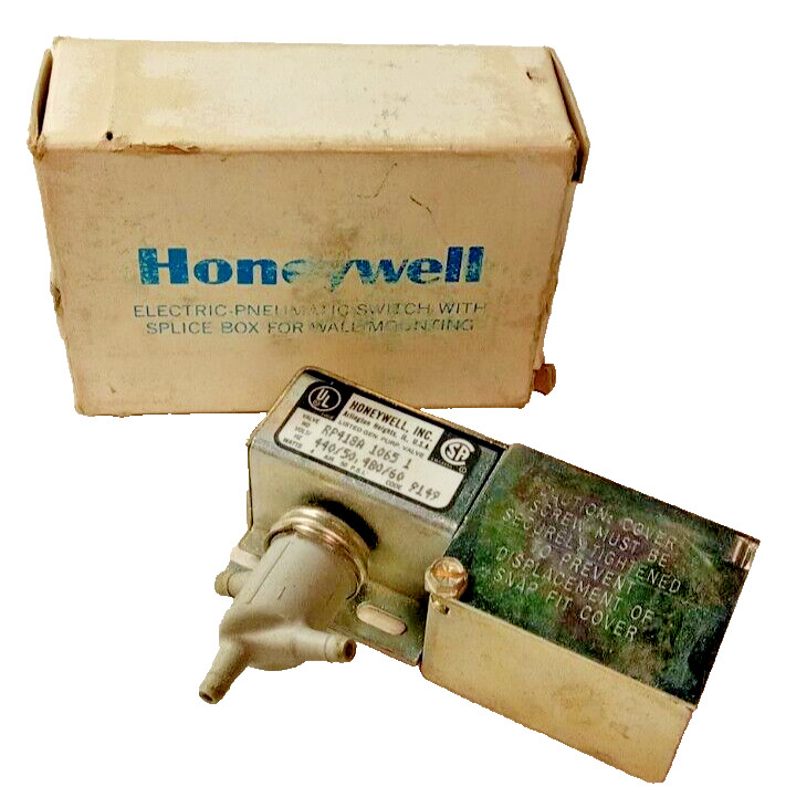 NEW HONEYWELL RP418A1065 ELECTROPNEUMATIC RELAY SWITCH 50 PSI 4 WATT 440/480 VAC