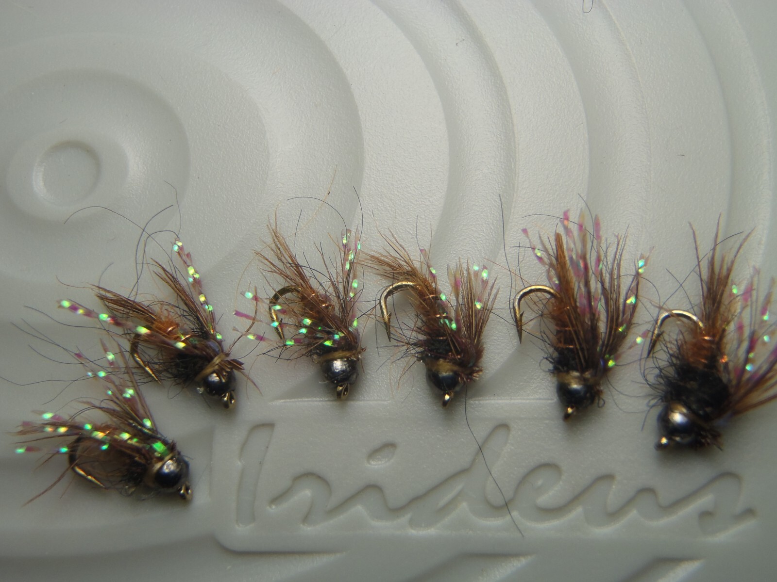 Irideus Bionic Baetis Nymph Bead Head Flies Steelhead trout Fly Fishing