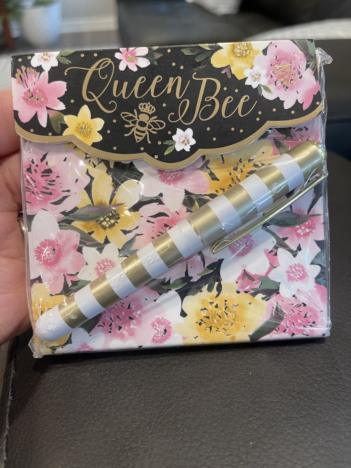 Lady Jayne 75 sheets Queen Bee Notepad and Pen