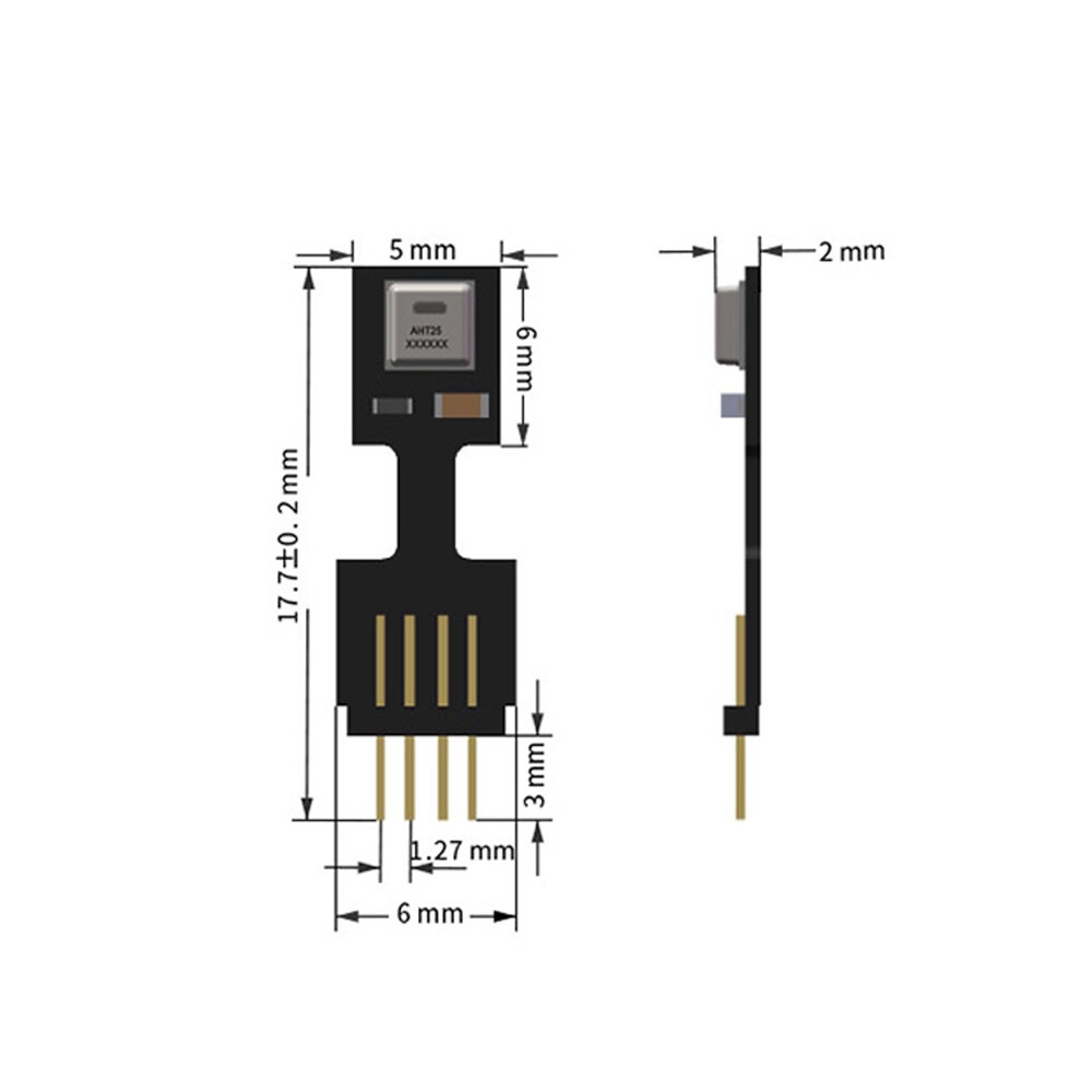 AHT25 Chip Temperature and Humidity Sensor Module Waterproof and Dustproof