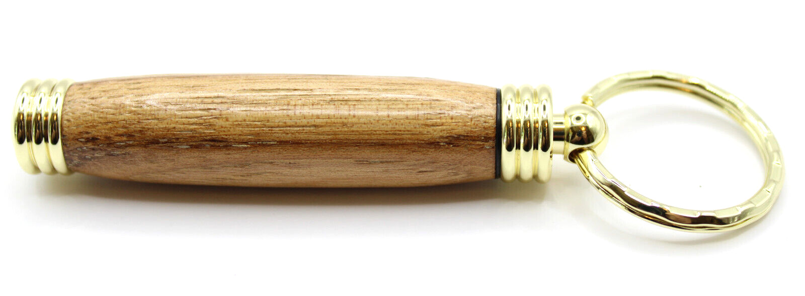 Handmade Keychain/Toothpick/Pill Holder/Secret Compartment - Hickory Wood