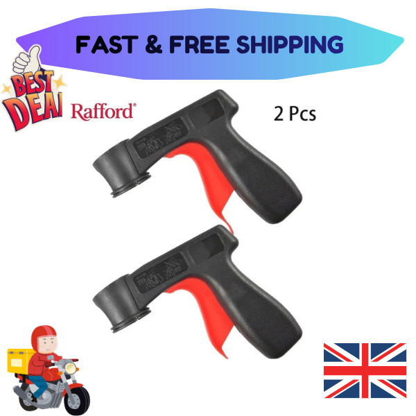 Can-Aerosol Trigger Handle 2 Pack Spray Can Grip Adapter Paint Sprayer