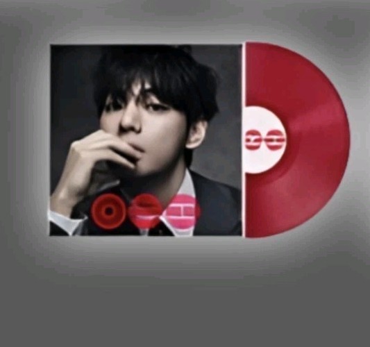 BTS V Layover Arirang Exclusive Red Vinyl LP  Sealed +v  Primuim Photo