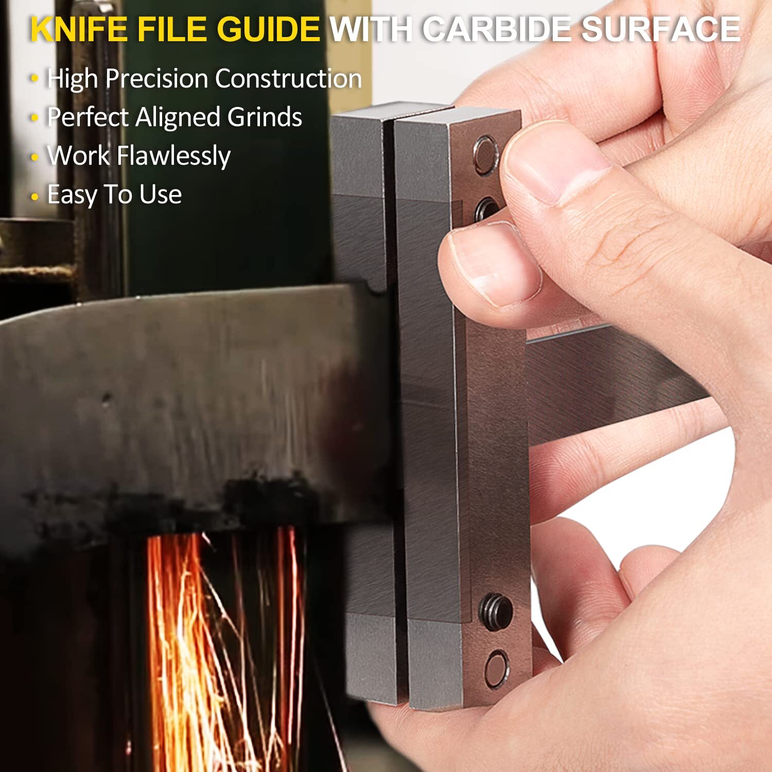 File Guide with Carbide Surface For Knife Making Tool Knife Makers grinding jig